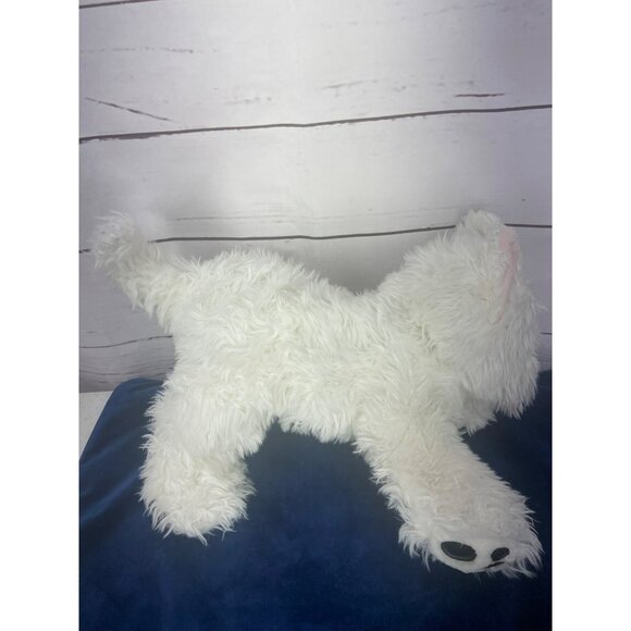 Build A Bear Dog Scottish Terrier White Shaggy BABW Puppy Stuffed Plush 15 - Picture 3 of 6